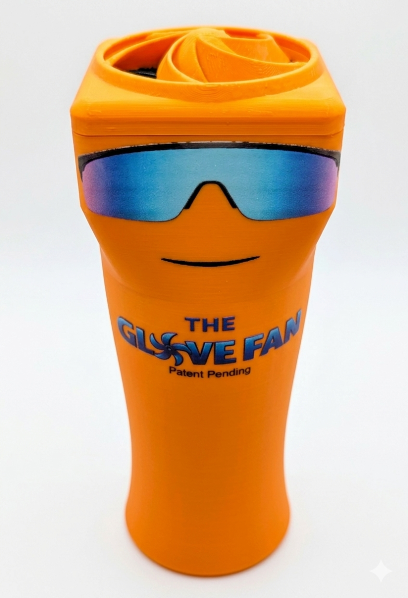 The Glove Fan single-tube version